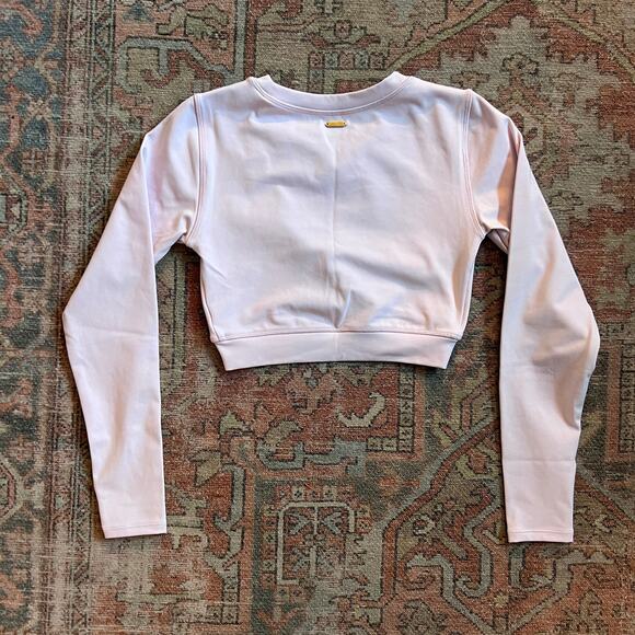 Like New L*Space Active Peony Aim High Crew Nexk Long Sleeve Crop Top - xs - Picture 8 of 8